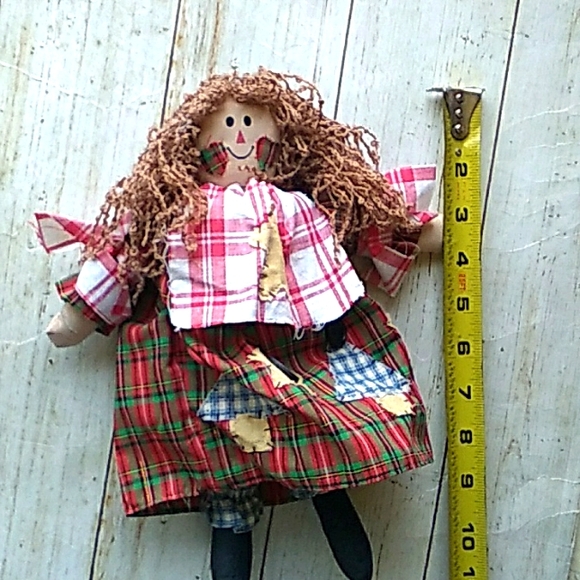 Primitive Farmhouse Country Raggedy Ann Doll - Picture 3 of 7